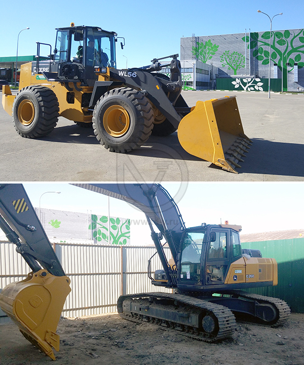 13.09.2018 Техника John Deere работает на крупнейшем мусоросортировочном комплексе России в Нижнем Новгороде